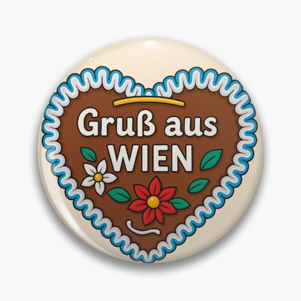 Item preview, Vienna Charm – Greetings from Vienna Gingerbread Heart designed and sold by mycreastyle.