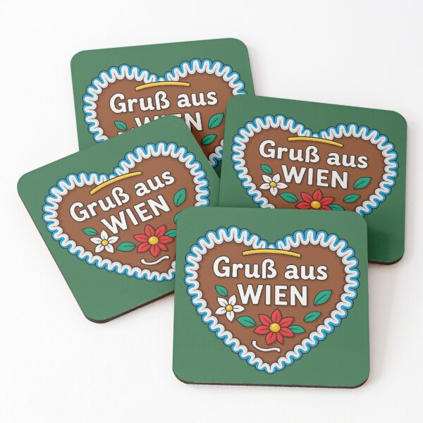 Item preview, Vienna Charm – Greetings from Vienna Gingerbread Heart designed and sold by mycreastyle.