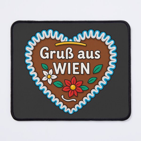 Item preview, Vienna Charm – Greetings from Vienna Gingerbread Heart designed and sold by mycreastyle.