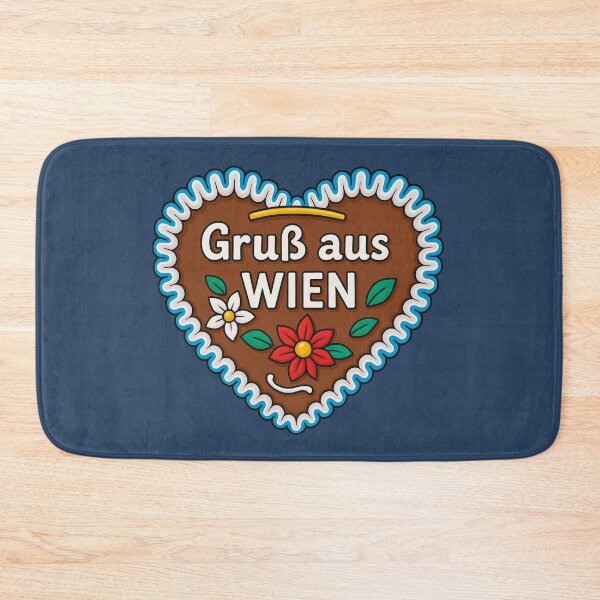 Item preview, Vienna Charm – Greetings from Vienna Gingerbread Heart designed and sold by mycreastyle.