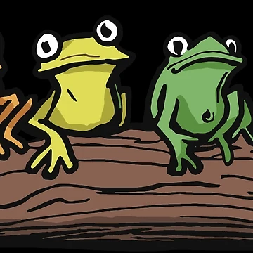 Artwork thumbnail, Gay Frogs by RottenAppleShop