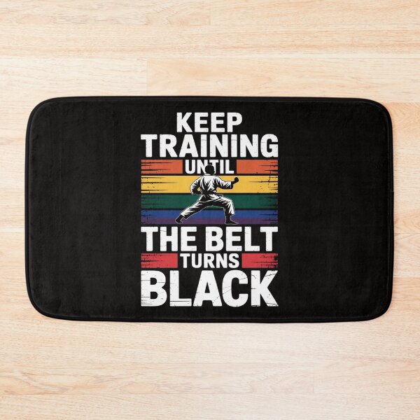 Item preview, Karate Gifts Keep Training Until The Belt Turns Black Girls designed and sold by czechascheledu.