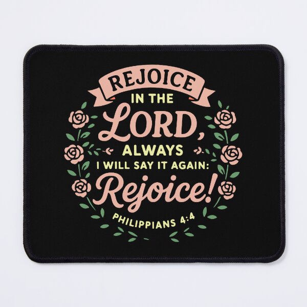 Item preview, Philippians 4:4 Rejoice in the Lord Always designed and sold by plushism.
