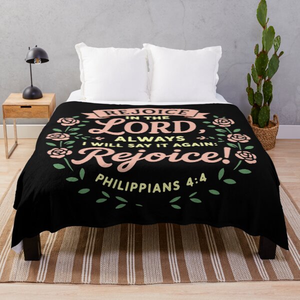 Item preview, Philippians 4:4 Rejoice in the Lord Always designed and sold by plushism.