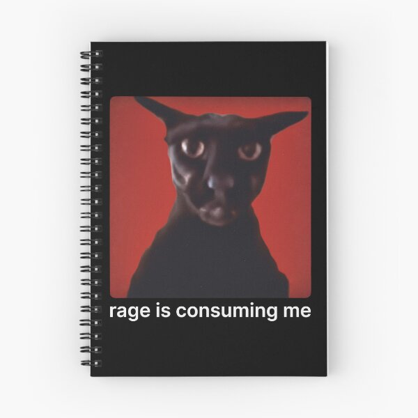 Item preview, Rage is Consuming Me - Evil Larry Cat Meme designed and sold by Eh Plus Designs.