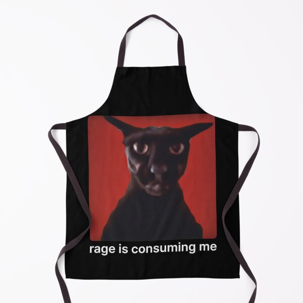 Item preview, Rage is Consuming Me - Evil Larry Cat Meme designed and sold by Eh Plus Designs.