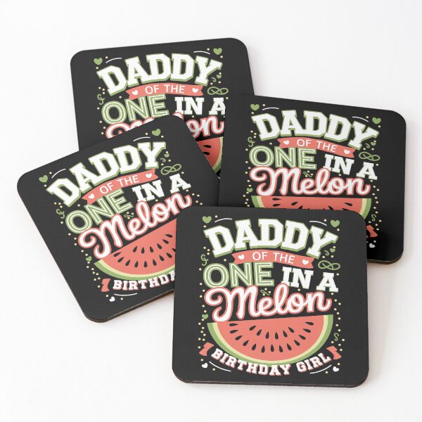 Item preview, Daddy of the One In A Melon Birthday Girl Watermelon designed and sold by catsdothingz.