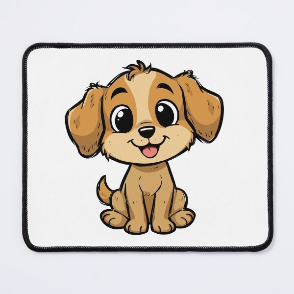 Item preview, Adorable Happy Puppy | Kawaii Big-Eyed Dog Illustration designed and sold by SlomianyPisarz.