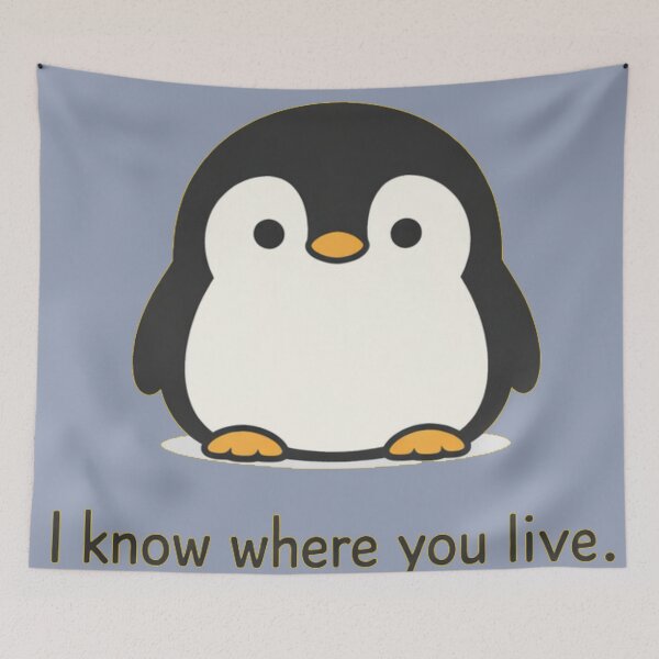 Item preview, Threatening Chubby Penguin designed and sold by AlexandruStoian.
