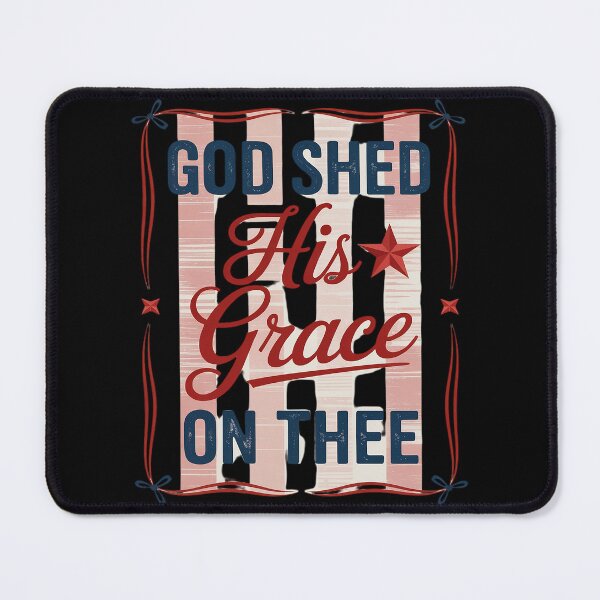 Item preview, Coquette Bow Funny 4th Of July God Shed His Grace On Thee designed and sold by HORIZBoutique.