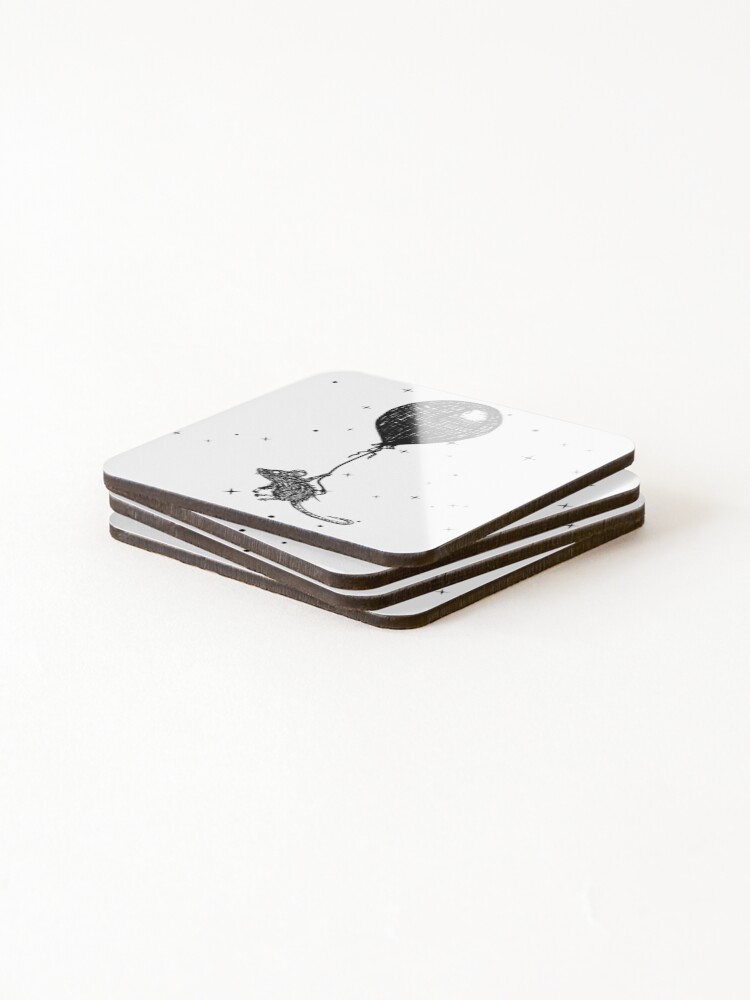 Thumbnail 4 of 5, Coasters (Set of 4), Mouse Escape designed and sold by RottenAppleShop.