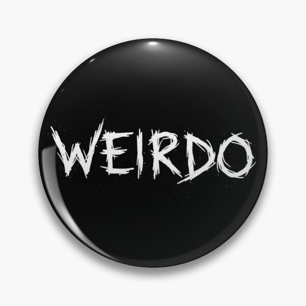 Item preview, WEIRDO– Funny Punk Emo Goth Heavy Metal designed and sold by Alexis Art Collection.
