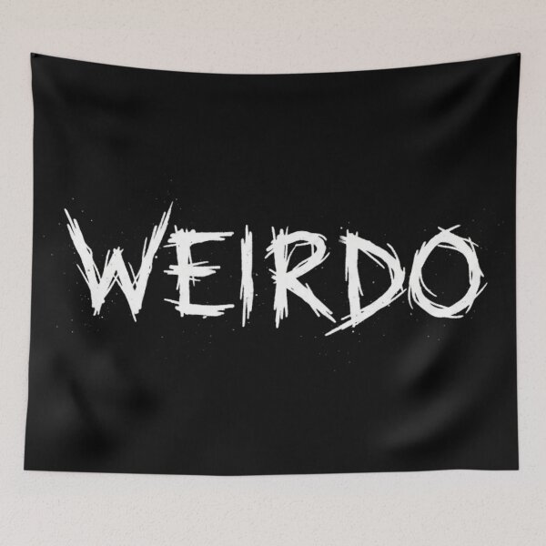 Item preview, WEIRDO– Funny Punk Emo Goth Heavy Metal designed and sold by Alexis Art Collection.