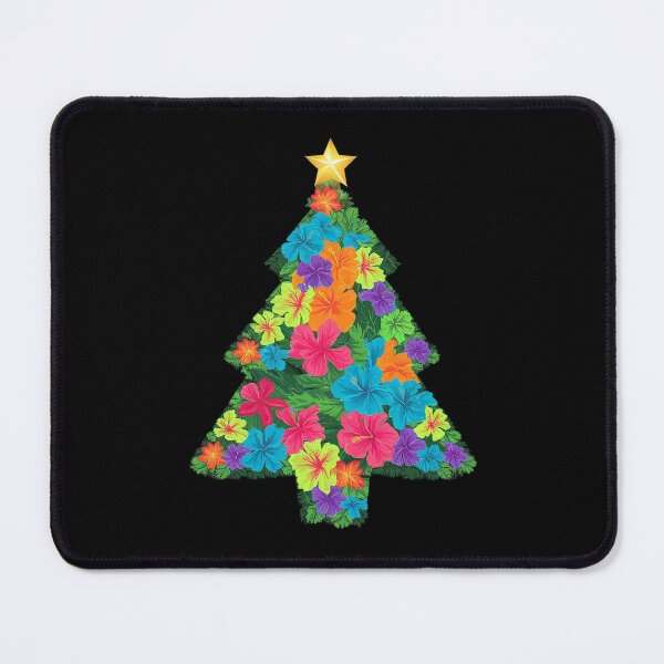 Item preview, Hawaiian Christmas Hibiscus Flower Tree Hawaii Tropical designed and sold by catsdothingz.
