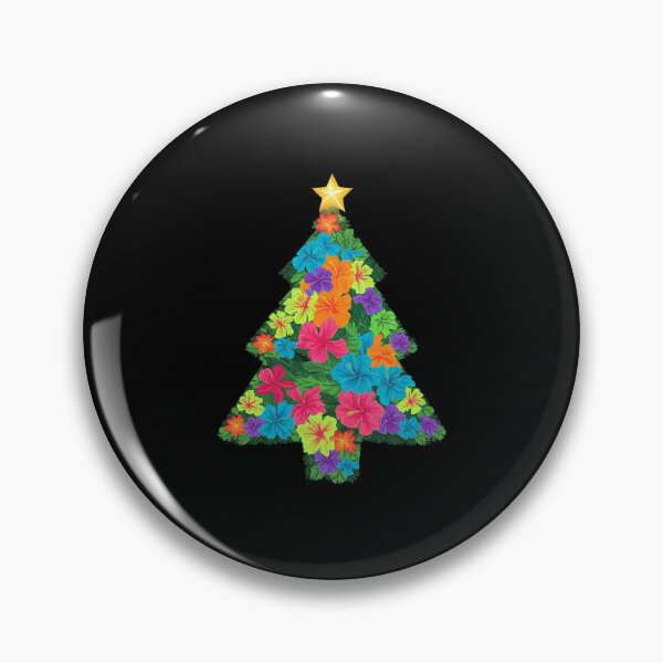 Item preview, Hawaiian Christmas Hibiscus Flower Tree Hawaii Tropical designed and sold by catsdothingz.