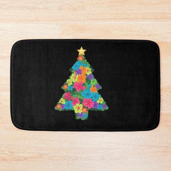 Item preview, Hawaiian Christmas Hibiscus Flower Tree Hawaii Tropical designed and sold by catsdothingz.
