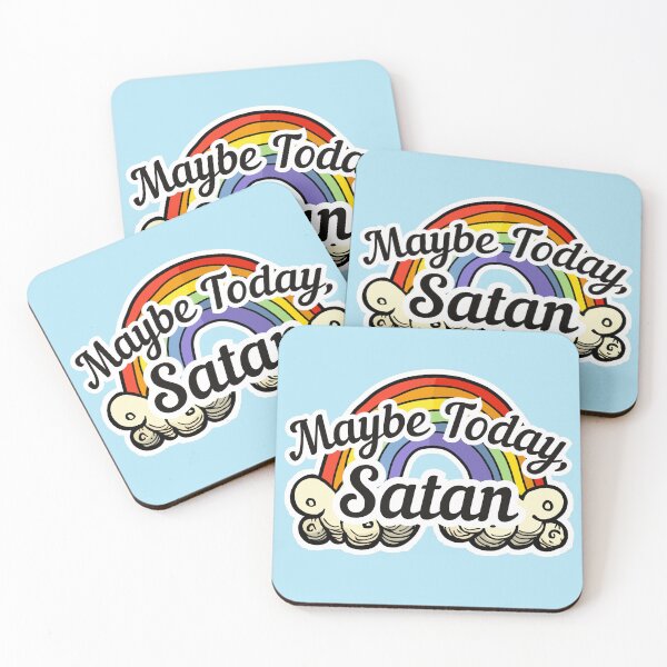 Item preview, Maybe Today Satan - Rainbow Black designed and sold by RottenAppleShop.