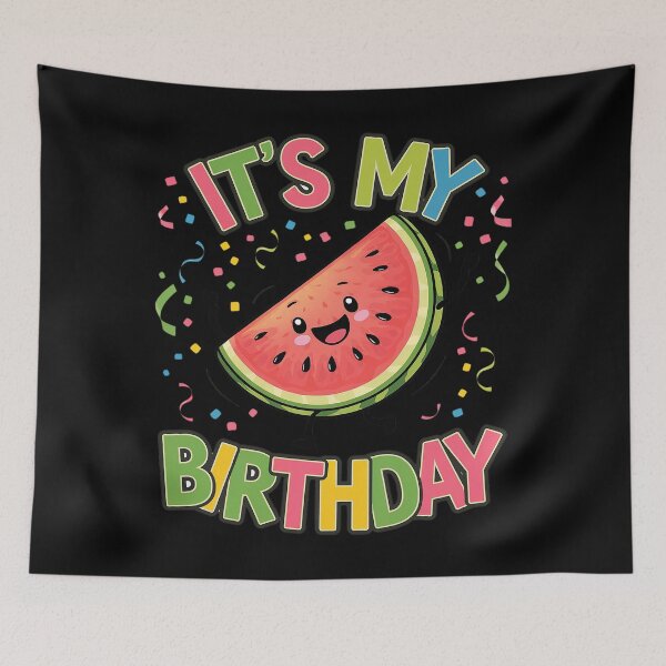 Item preview, Its My Birthday Watermelon designed and sold by catsdothingz.