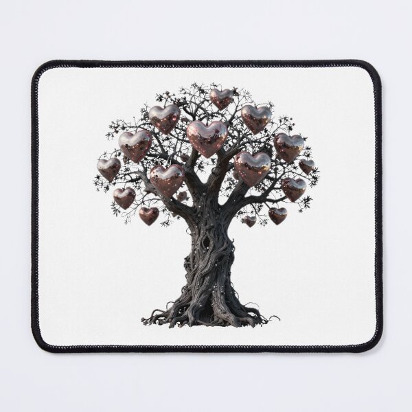 Item preview, Twisted Tree Rose Gold Hearts designed and sold by AnimalAirtistry.