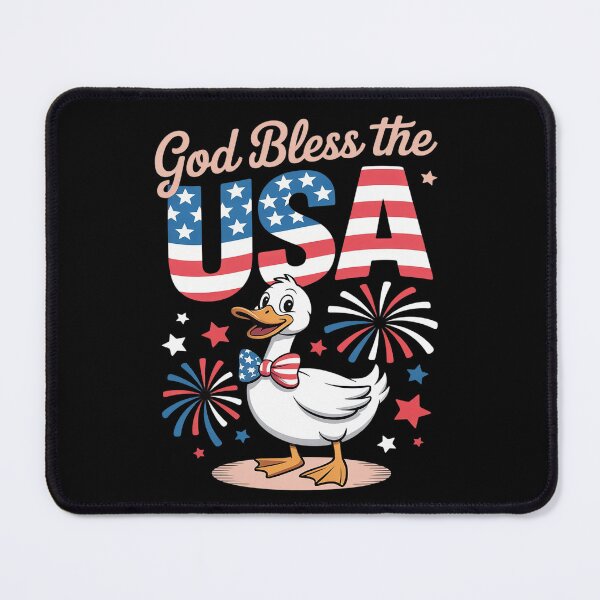 Item preview, Coquette Bow Mama Goose American Flag God Bless USA designed and sold by HORIZBoutique.