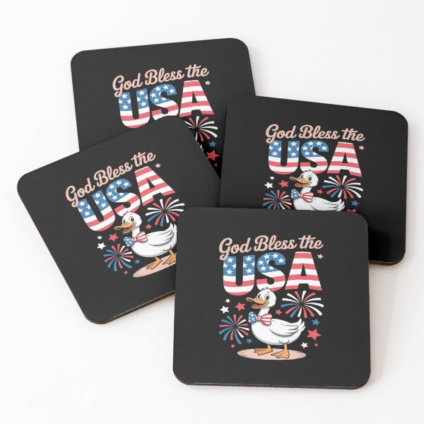 Item preview, Coquette Bow Mama Goose American Flag God Bless USA designed and sold by HORIZBoutique.