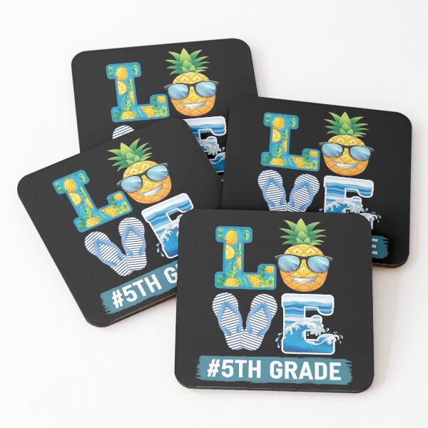 Item preview, Love 5th Grade Pineapple Teacher Summer Back To School designed and sold by catsdothingz.