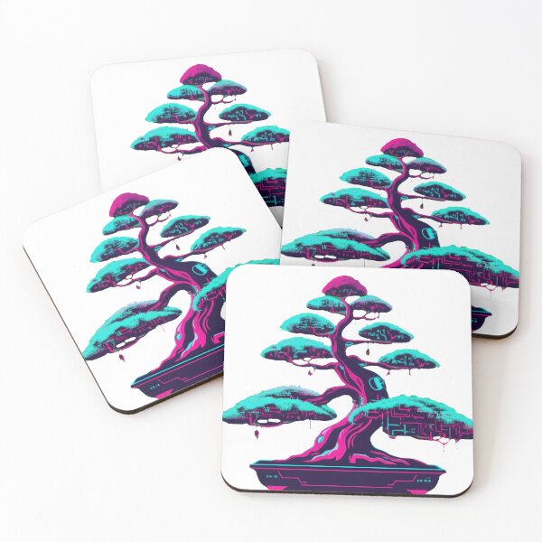 Item preview, Cyberpunk Bonsai Glitch Garden designed and sold by SunkenCost.