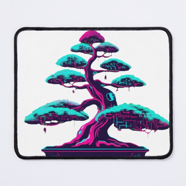 Item preview, Cyberpunk Bonsai Glitch Garden designed and sold by SunkenCost.