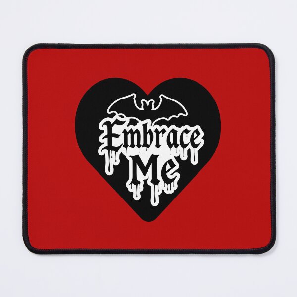 Item preview, Embrace Me Vampire Heart Meme – Masquerade Gaming Fan Funny Quote (Black) designed and sold by SlightlyUnreal.