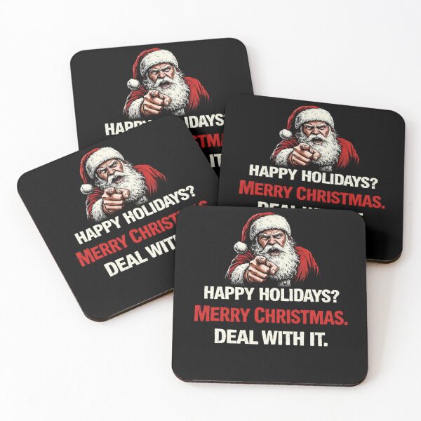 Item preview, Merry Christmas. Deal With It. (Punk Santa Edition) designed and sold by DeclanEclectica.