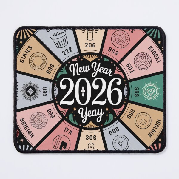 Item preview, 2026 New Year Resolution Mandala | Prosperity Goals Art designed and sold by goodcrystals.