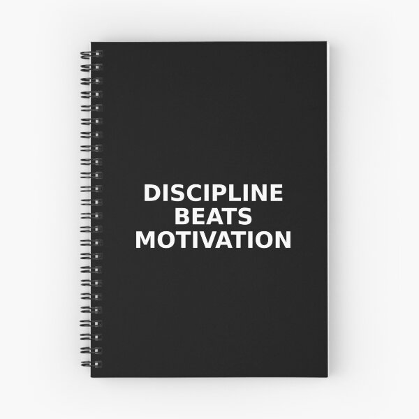 Item preview, Discipline Beats Motivation | Strong Mindset Quote designed and sold by MGK22.