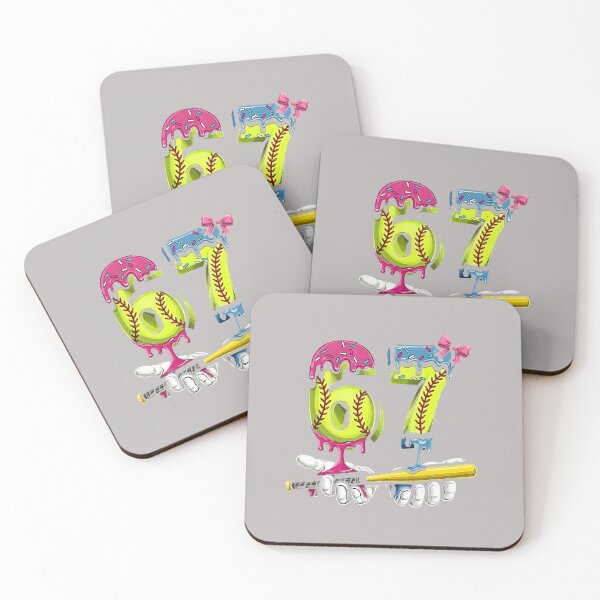 Item preview, Softball 67 Ice Cream Drip Six Seven Boys Funny Meme designed and sold by mjohnson9.