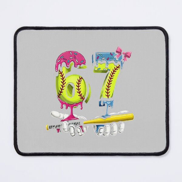 Item preview, Softball 67 Ice Cream Drip Six Seven Boys Funny Meme designed and sold by mjohnson9.
