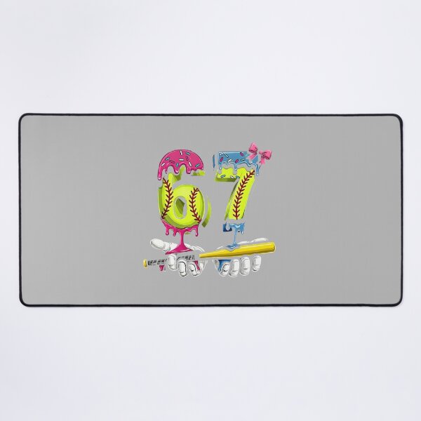 Item preview, Softball 67 Ice Cream Drip Six Seven Boys Funny Meme designed and sold by mjohnson9.