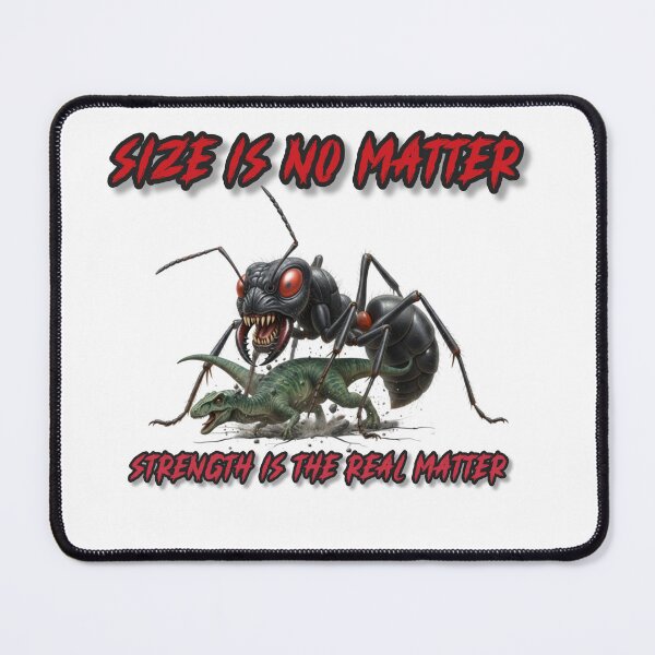 Item preview, Size Is No Matter – Strength Is the Real Matter | Powerful Motivation Art designed and sold by Ranrajshop.