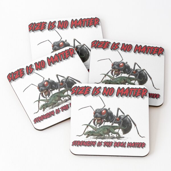 Item preview, Size Is No Matter – Strength Is the Real Matter | Powerful Motivation Art designed and sold by Ranrajshop.