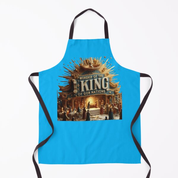 Item preview, Worship of the King of All Nations – 3D Nativity Adoration Label , designed and sold by PaintMeWorld.