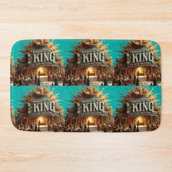 Item preview, Worship of the King of All Nations – 3D Nativity Adoration Label , designed and sold by PaintMeWorld.