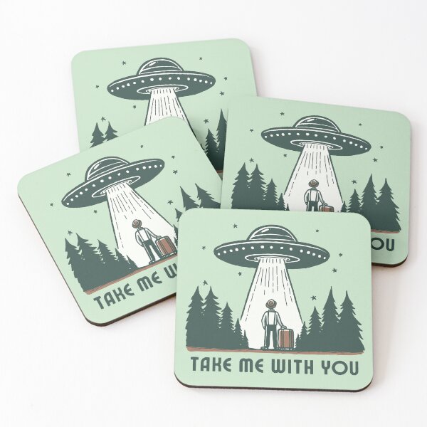 Item preview, Take Me With You - UFO designed and sold by RottenAppleShop.