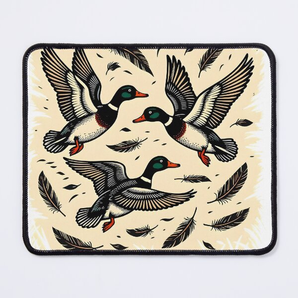 Item preview, Flying Ducks Linocut designed and sold by Erlin Rudho.