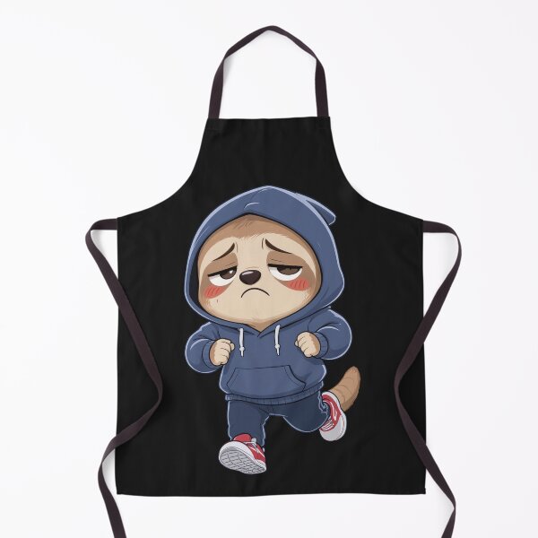 Item preview, Slow Jogging Sloth | Funny Chibi Workout Irony Cartoon designed and sold by ColorSplash123.