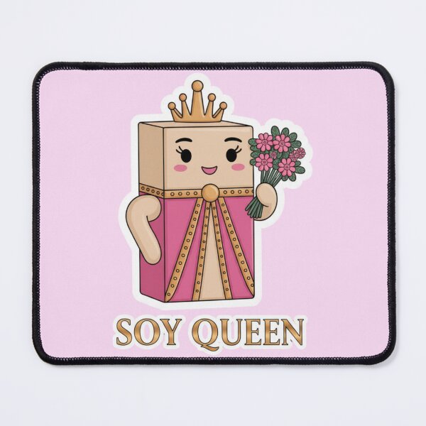 Item preview, Soy Queen – Confident Plant-Powered Sticker designed and sold by PlantzMatter.