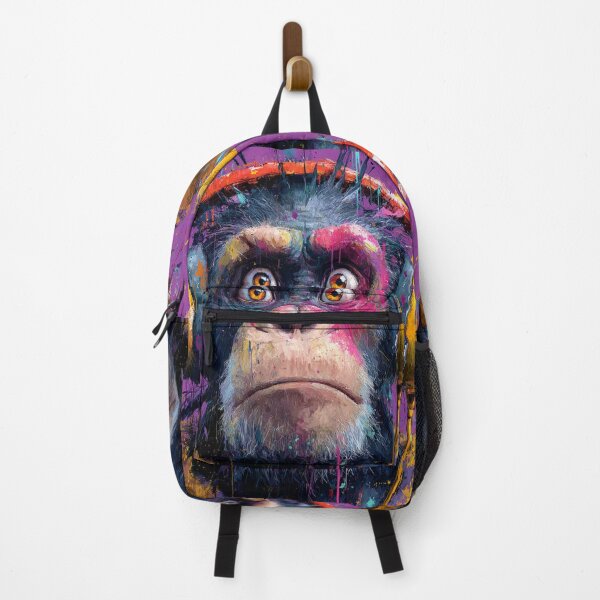 Item preview, Stylish Dj Monkey Thinker Surprised Ape With Headphones designed and sold by GrinGalore.