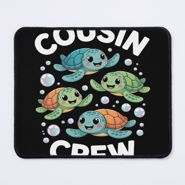 Item preview, Cousin Crew Sea Turtle Lovers World Turtle Day Party Squad designed and sold by FluoroWave.