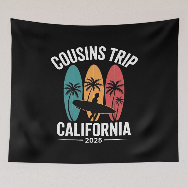 Item preview, Cousins Trip California 2025 Cousin Matching Vacay Mode designed and sold by FluoroWave.