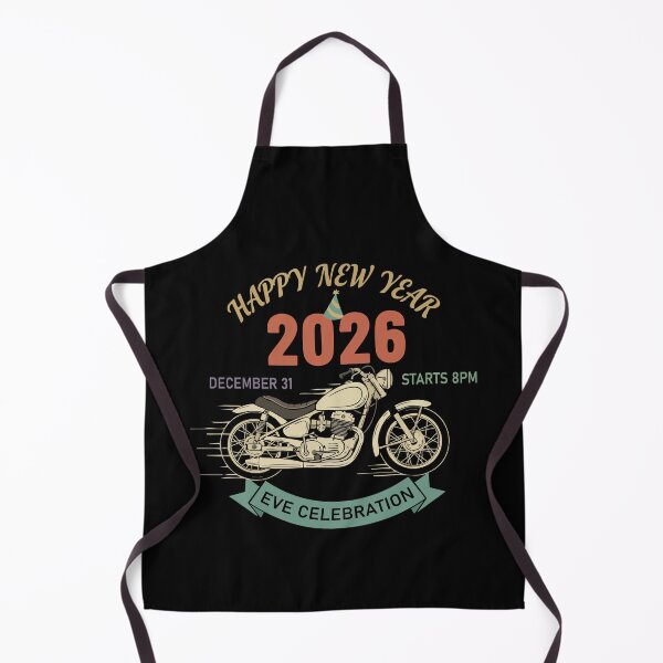 Item preview, Happy New Year 2026 Eve Celebration Motorcycle designed and sold by LuminOrb.