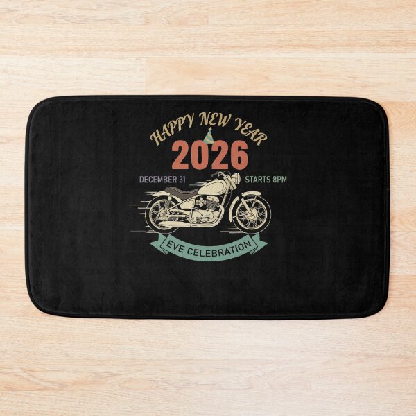 Item preview, Happy New Year 2026 Eve Celebration Motorcycle designed and sold by LuminOrb.