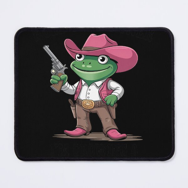 Item preview, Cowboy Hold on Partner I'm Growing A Little Buckaroo Frog designed and sold by FluoroWave.