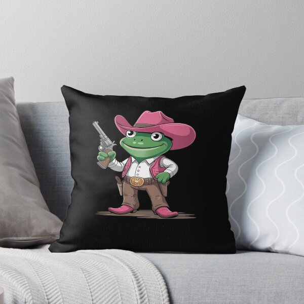 Artikelvorschau, Cowboy, halt durch, Partner, mir wächst ein kleiner Buckaroo-Frosch entworfen und verkauft von FluoroWave.